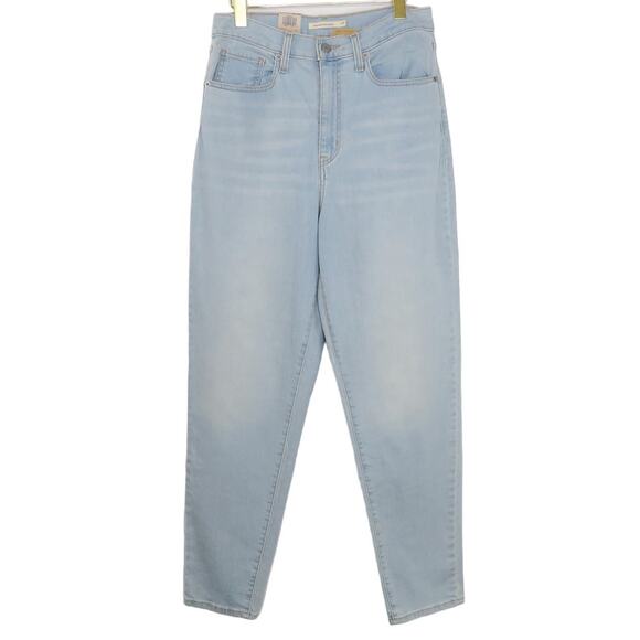 Levi's High Waisted Taper Jeans Light Wash Straight Leg Jeans Size 30 NWT - Picture 4 of 9